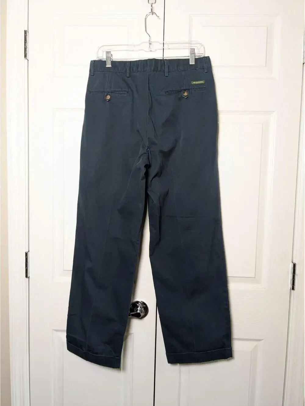 Dockers Khakis Men’s Cotton Chinos, Blue, W32 L30, Relaxed Fit, Vintage 1990's